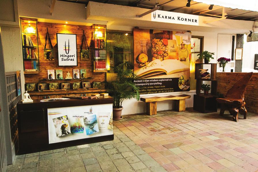 Karma Korner SPIRITUAL LITERACY RETAIL OUTLET The Karma Korner is a concept developed by Le Sutra Hotel.