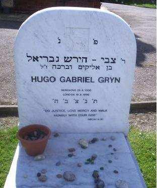 Rabbi Hugo Gryn 25.06.1930 18.08.1996 Row 1, Position 3. Rabbi Hugo Gryn was born in Berehovo, Czechoslovakia.