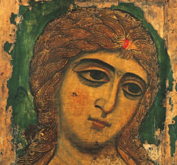 History & Art The archangel Gabriel, an icon on wood, from the Russian State Museum, St.