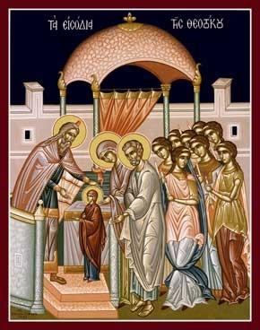 Divine Liturgy Tuesday, November 15 6:30pm Entrance of the Theotokos to the Temple Divine Liturgy Monday, November 21 9:30am Saint Alexander the