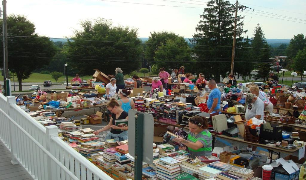 The Dorothy Day Outreach Center s annual summer tag sale was held on Saturday, July 29th. The rain came in the first two hours.