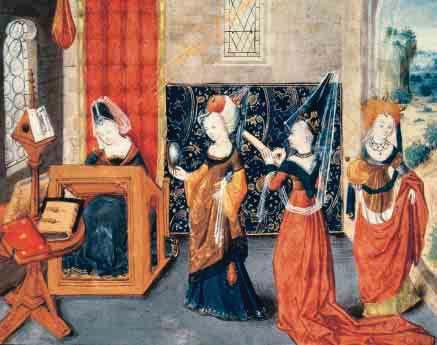 Preparing for Life as a Noblewoman Young girls from the families of lesser nobles often went to live in the households of higher-ranking noblewomen.