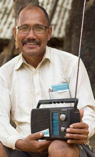 TWR India also distributed radios, digital audio devices, Bibles and biblical literature. Broadcast a total of 5,496 hours over medium wave (AM) and SW radio.