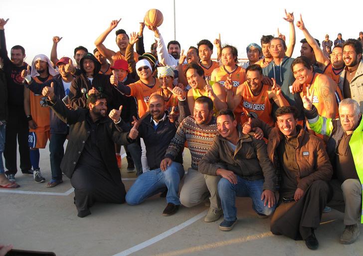 GROUP NEWS SPORTS NEWS Nesma Catering in RTCMS Basketball Tournament Ras Tanura Community Maintenance Services (RTCMS) and Aramco - Ras Tanura, organized the third season of its annual Basketball
