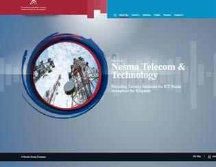 Nesma Telecom & Technology launched a new website at www.nesmatelecom.