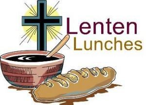 LENTEN LUNCHES Wednesdays during lent, Christ UMC will host a light lunch in the Fellowship Hall, and will host different pastors from our district to provide a brief Lenten reflection.