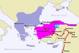 Christian Crusaders were able to reestablish Christian principalities along the eastern edge of the Mediterranean, but that was