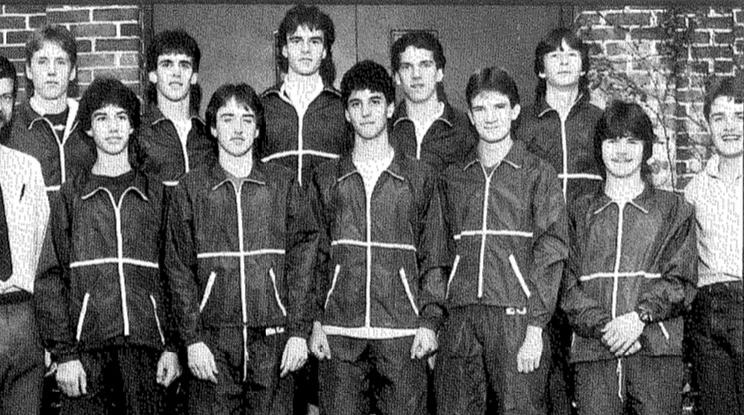 The boys cross coutry team had oe of the most remarkable rus ay team could accomplish. The Bears were Class M State Champios i 1985, 1986 ad 1987.