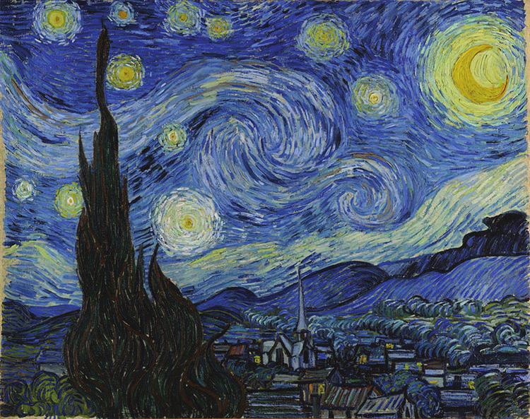 26 Take a look at these three paintings, and guess which one is by the world-famous painter Vincent Van Gogh.