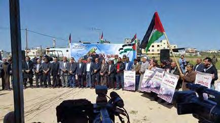 Organizing the events: Senior Hamas figure Isma'il Radwan said all the Palestinian organizations agreed on the appointment of a committee to operate as a sponsor and source of authority for the march