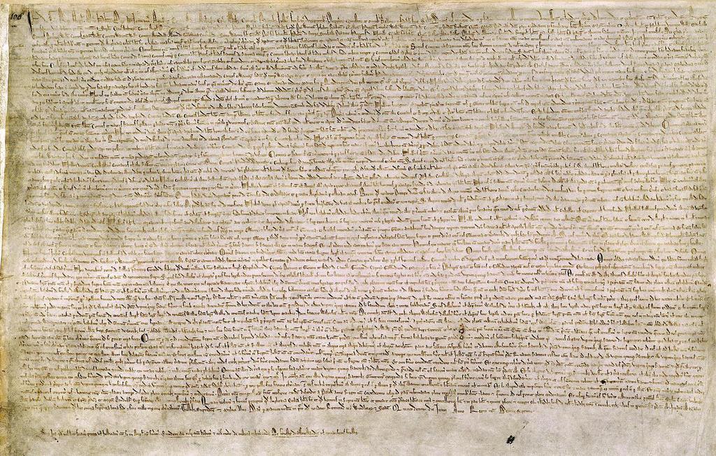 Image: The Magna Carta (originally known as the Charter of Liberties) of 1215 DIRECTOR, CHARTER FOR FORGIVENESS AND RECONCILIATION: DR