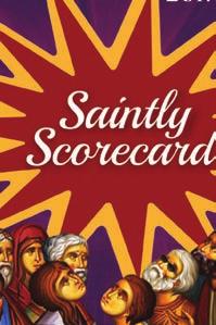 Gift Ideas 2018 Saintly Scorecard The Definitive Guide to Lent Madness For the first time ever, get your Saintly Scorecard in time for Christmas!