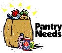 Items needed include household necessities, but are not limited to the following: Paper towels Napkins Toilet paper Bath soap Health & beauty Toothpaste Related items Diapers Wipes Feminine hygiene
