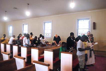 our congregations to be intentional in outreach to our communities were given for us to digest inwardly at the Seminary.