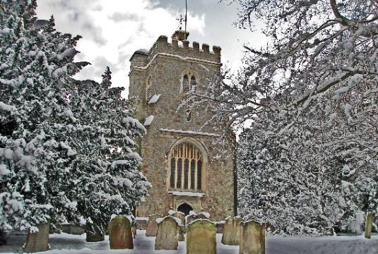 The church tower has been described as one of the finest in Surrey. It was built around the year 1487. St. Mary s is unusual among Surrey churches in still having some 14th century stained glass.