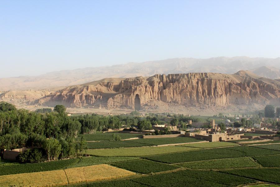 001 The range of hills out of which the ancient Bamiyan