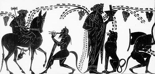 DIONYSOS: PAST AND PRESENT Daniel Anderson, J.D. Saturday, June 12 10:00am-2:00pm Dionysos, the Greek god of wine, ecstasy, license, and theater has long captivated the Western imagination.