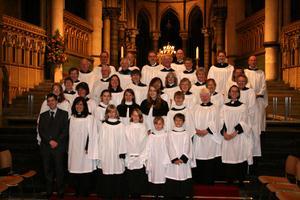 The choir sings for the Parish Mass on Sunday mornings, Choral Evensong twice a month and for major midweek festivals.