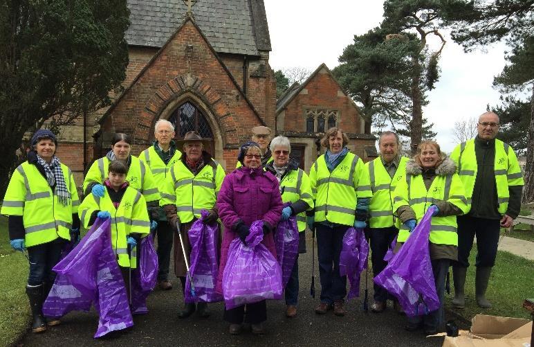 Litter picks twice a year If social media is to be believed based on the number of Likes and shares our community litter picks are a much loved and appreciated outreach to maintain the wonderful
