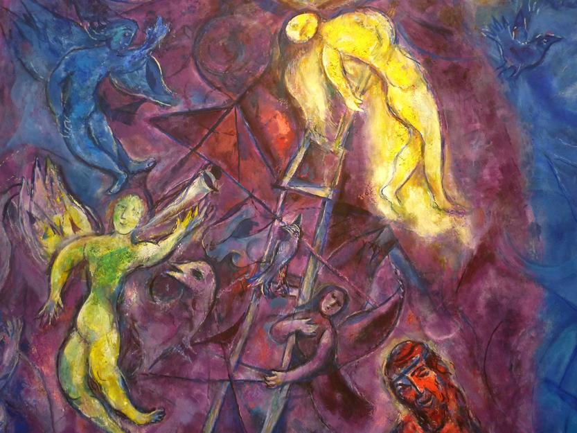 Sunday, July 23, 2017 Chagall, Marc, 1887-1985. Jacob's Dream, from Art in the Christian Tradition, a project of the Vanderbilt Divinity Library, Nashville, TN. http://diglib.library.vanderbilt.
