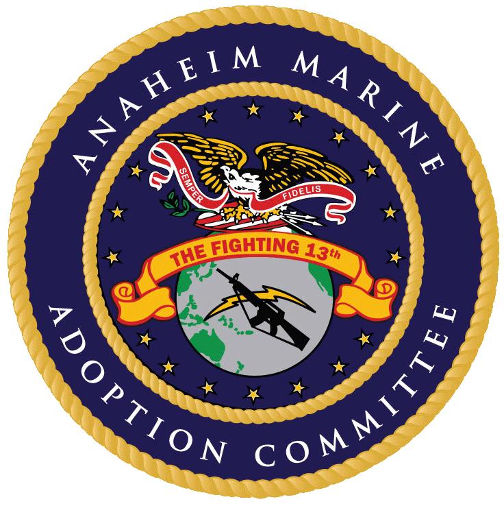 Anaheim 13th Marine Expeditionary Unit Adoption Committee Newsletter December 2015 Thank you to all those who donated grocery store gift cards which were given to our families to help offset the cost