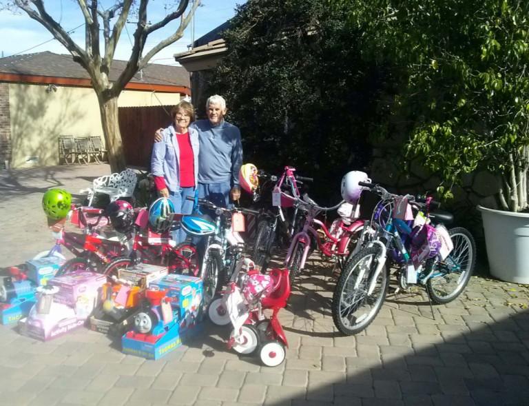 This is the 8th year that the Sheue s have so generously donated bikes to our families. Thank you Al & Phyllis for your kindness - you amaze us!!! Stay Connected Adoption Committee Website: www.