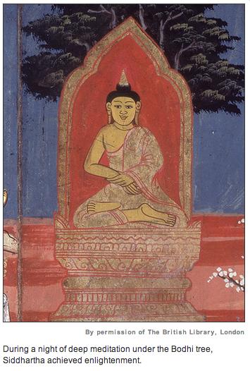 Siddhartha met other ascetics as he wandered the forests and fields. Like him, they wanted to understand the nature of the world. They believed that they could reach enlightenment through meditation.