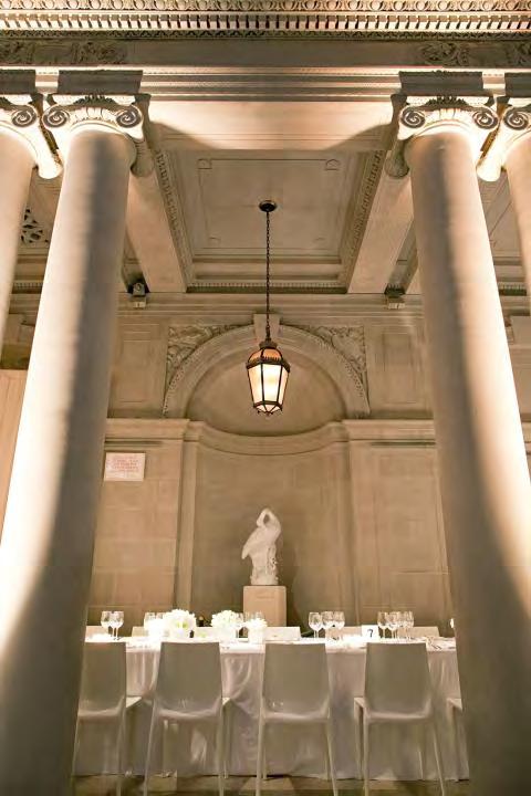Corporate Patron Benefits Corporate Patrons at the $50,000 level are eligible for various benefits including a one-time opportunity to utilize the Frick s galleries and other intimate spaces for