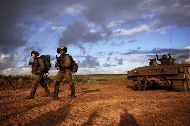 5 IDF FORCES LEAVE GAZA
