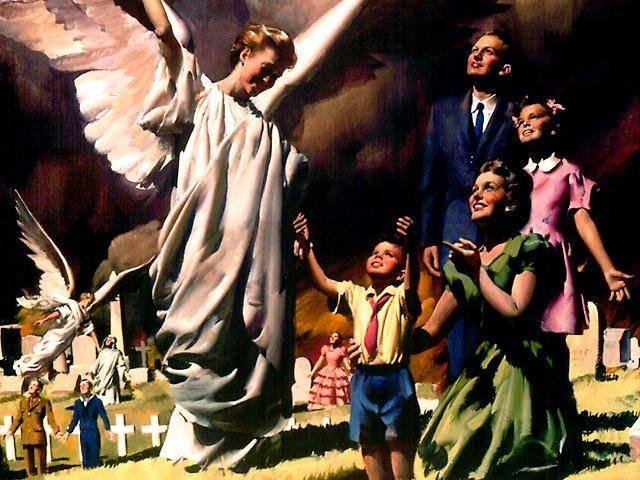Mat 24:31 And he shall send his angels with a great sound of a trumpet, and they