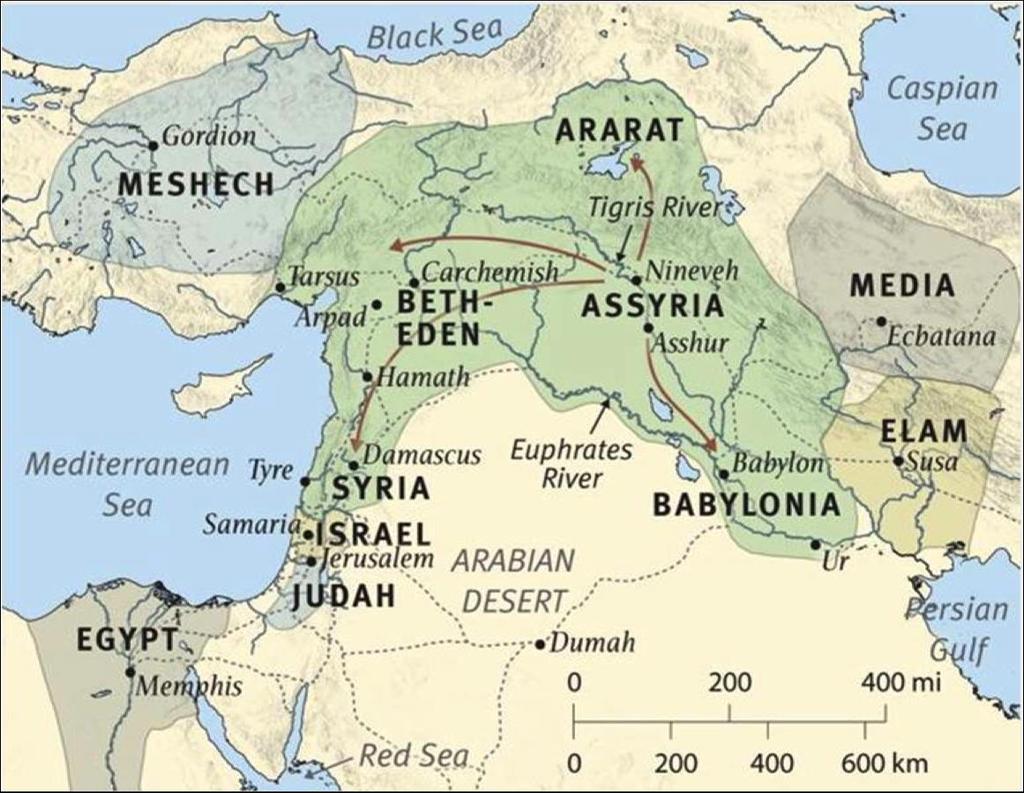 Map of Old Testament