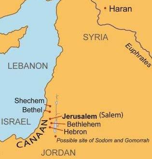 Section 3: Jacob Geography Assignment 1: Draw Jacob s journey on the map below by following the instructions: 1) Jacob left his home in Hebron to live with his uncle in Haran.