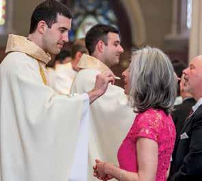 take root and continue to blossom as you carry out your ministries, added Fr. O Hara. Fr. Michael is the fourth of seven sons of Warren and Victoria Palmer of Berkley, Mich.