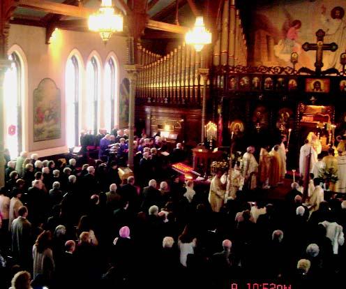 His Beatitude, Archbishop Anastasios of Tirana and All Albania, attended the Liturgy, concelebrated by His Grace, Bishop Nikon of Boston, New England, and the Albanian Archdiocese and His Grace,