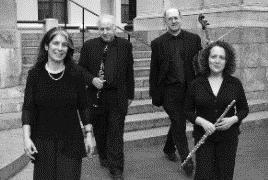Friday, May 1: 8:00 pm, Chamber Music Performance by Serio Divertimenti (R). The group is comprised of Marcia Eckert, piano; Monte Morgenstern, clarinet; Peter Prosser, cello; Lisa Arkis, flute.
