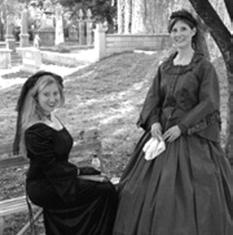 1848, and the Civil War. Actors dressed in period costumes will be stationed at selected gravesites along the tour to tell the stories of individuals buried at those sites.