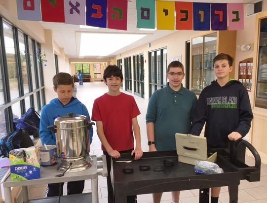 Middle School Student Council started selling hot chocolate on Wednesdays to raise money to purchase new