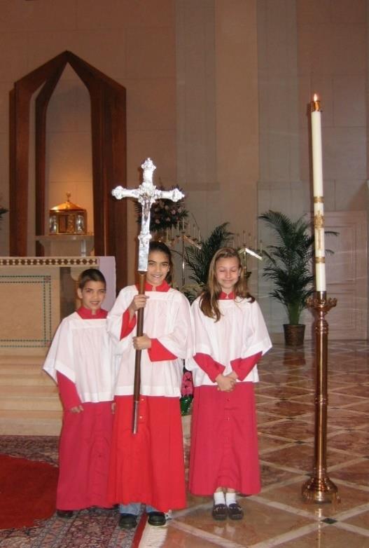 Altar Server, Serve at the Lord s altar As if it were your first
