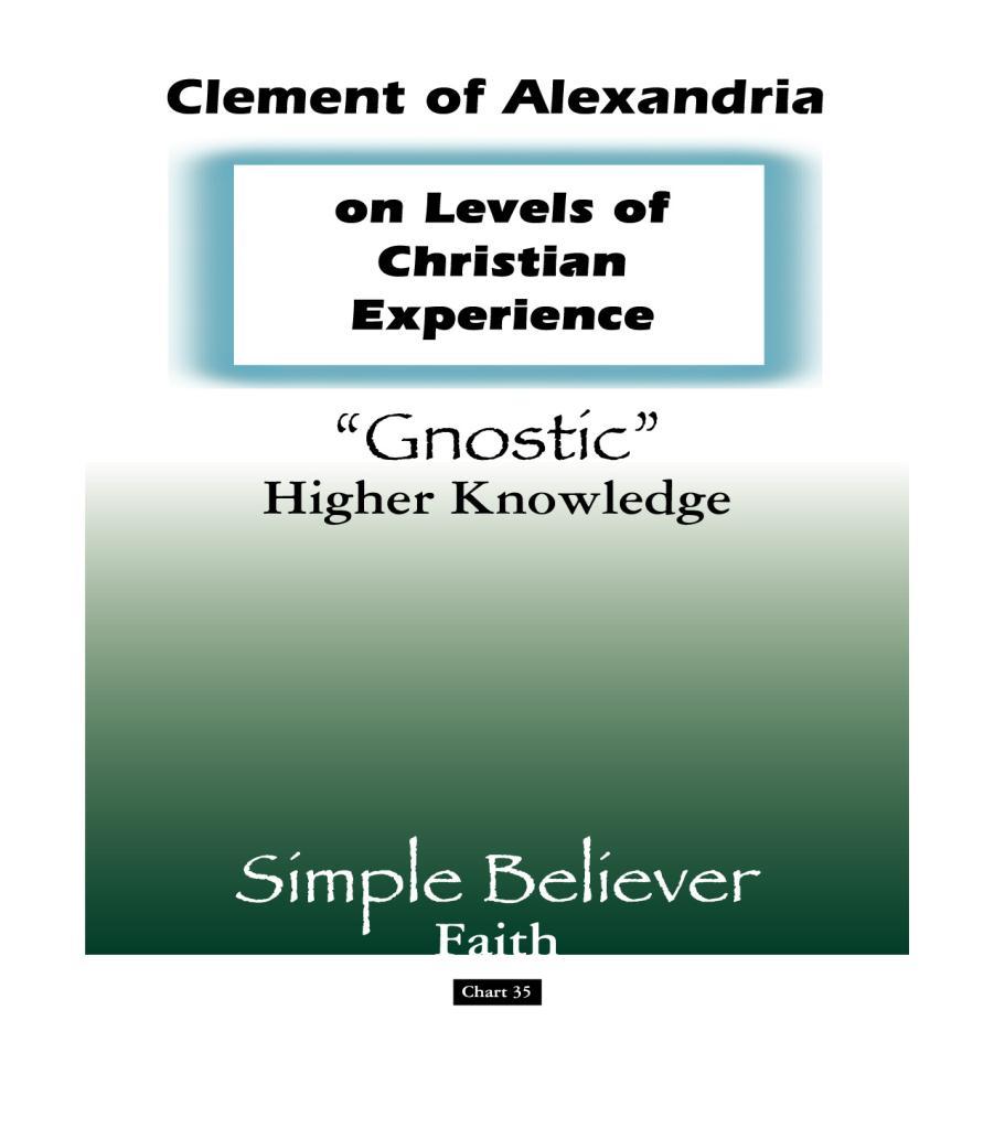 Clement of Alexandria (150-215) Two Paths Viewed