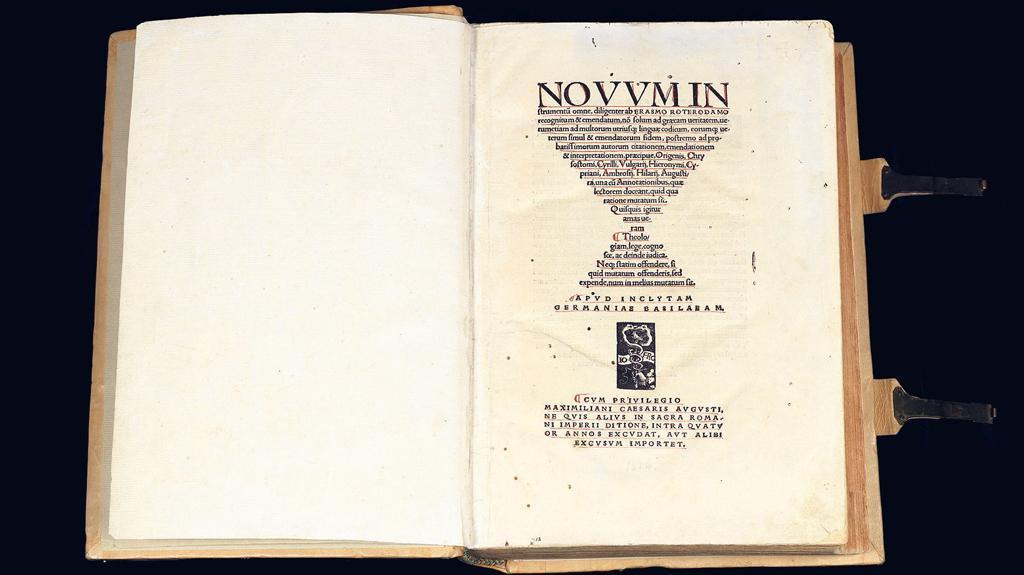 The Novum Instrumentum of 1516 http://www.csntm.