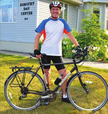 Riding For Charity: Brother Shamus McGrenra, T.O.R. Cycles to Raise Funds for the Dorothy Day Outreach Center Brother Shamus McGrenra, T.O.R., a friar of our Province, undertakes annual bicycle journeys in order to raise money for needy families in southwestern Pennsylvania.