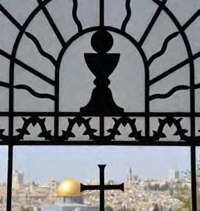 At the bottom on the Mount of Olives, we visit the Garden of Gethsemane, the Basilica of the Agony, and the Orthodox Tomb of the Virgin Mary. We then drive to Mount Zion to visit St.