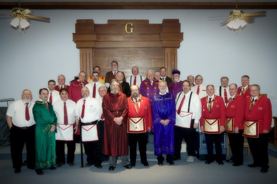 gathered to confer the Past Master De