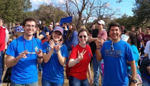 Gianna Molla Pro Life Club and some of their family members took a bus to Austin on Saturday January 27th to participate in the annual Texas March for Life.
