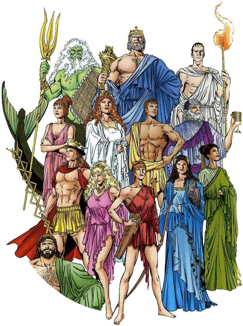 Gods Goddess Zeus Apollo Ares Dionysus Hephaestus