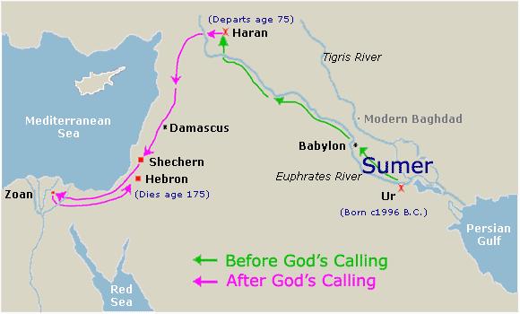 Abraham was born around 2000BCE, mostly nomadic. God asks Abraham to kill his son Isaac as a sacrifice.