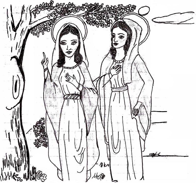 THE THIRD LUMINOUS MYSTERY Mary and Mary Magdalene Become Friends One year after meeting Jesus, Mary Magdalene meets the Blessed Mother Mary, Mother of Jesus, God.