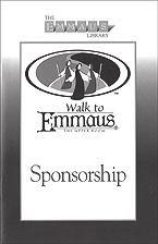Also, from The Emmaus Library, we have the Sponsorship booklet, which guides individuals through the process of sponsoring fellow pilgrims on the Walk to Emmaus.