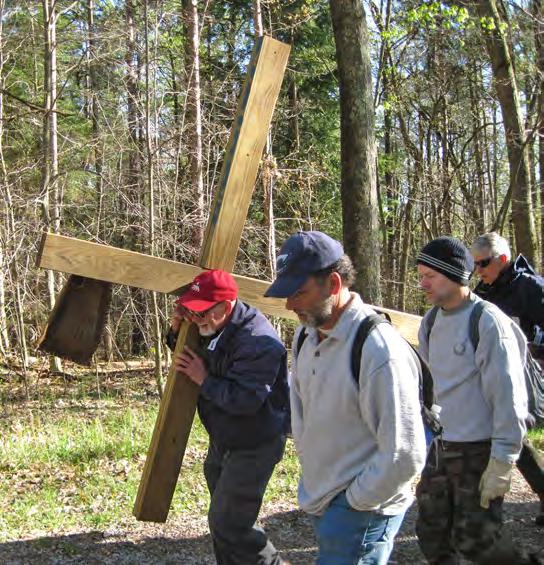 The hike provides a way for fathers and sons and parish men s groups to engage and bond with one another in a masculine, spiritual, and physical challenge.
