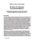 . Student Attendance Accounting Manual Ccccio Read online student attendance accounting manual ccccio now